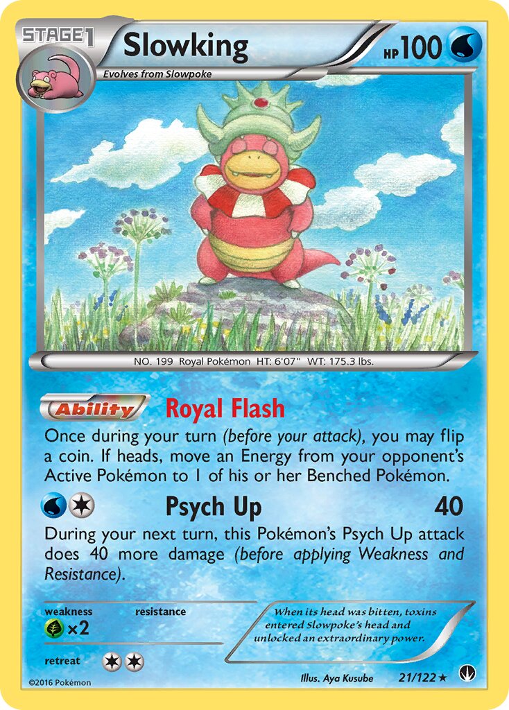Slowking 021 — BREAKpoint (English Pokémon TCG card)