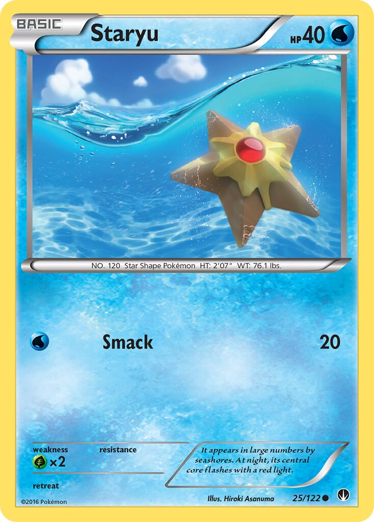 Staryu 025 — BREAKpoint (English Pokémon TCG card)