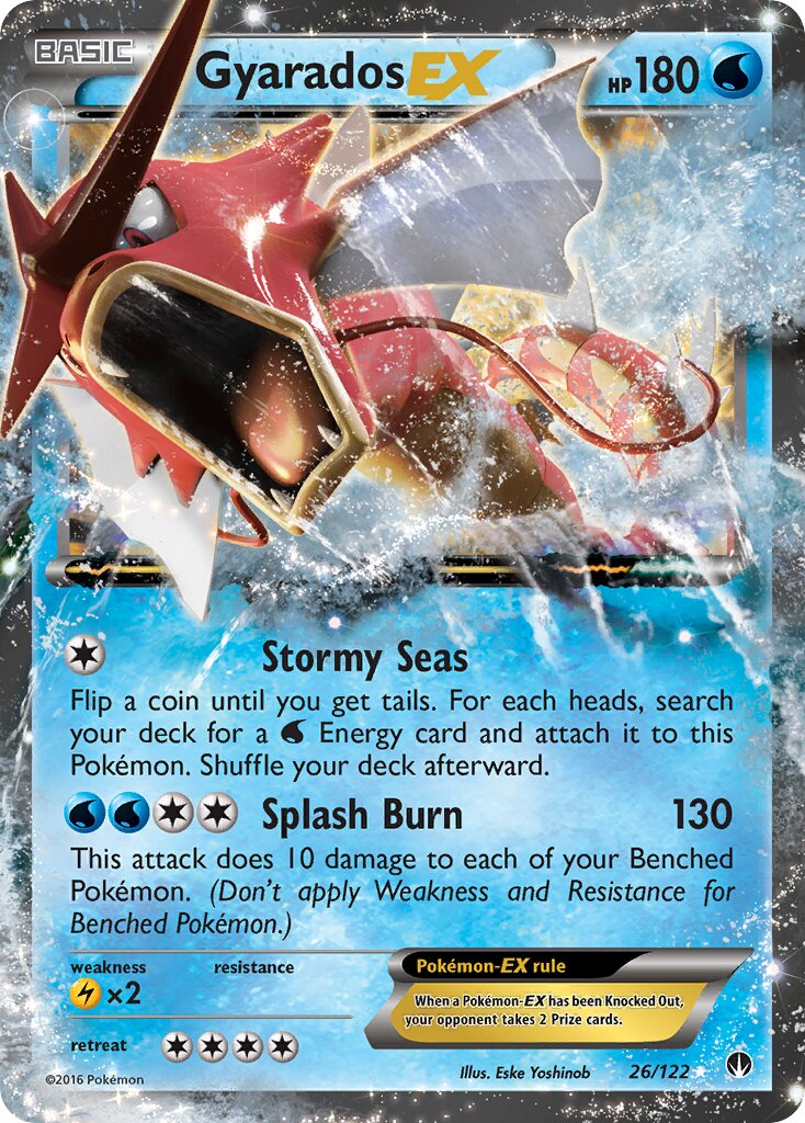 Gyarados-EX 026 — BREAKpoint (English Pokémon TCG card)