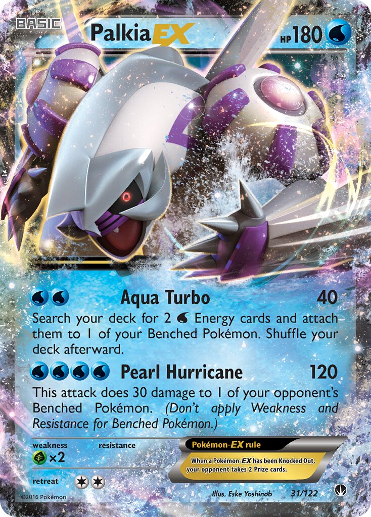 Palkia-EX 031 — BREAKpoint (English Pokémon TCG card)