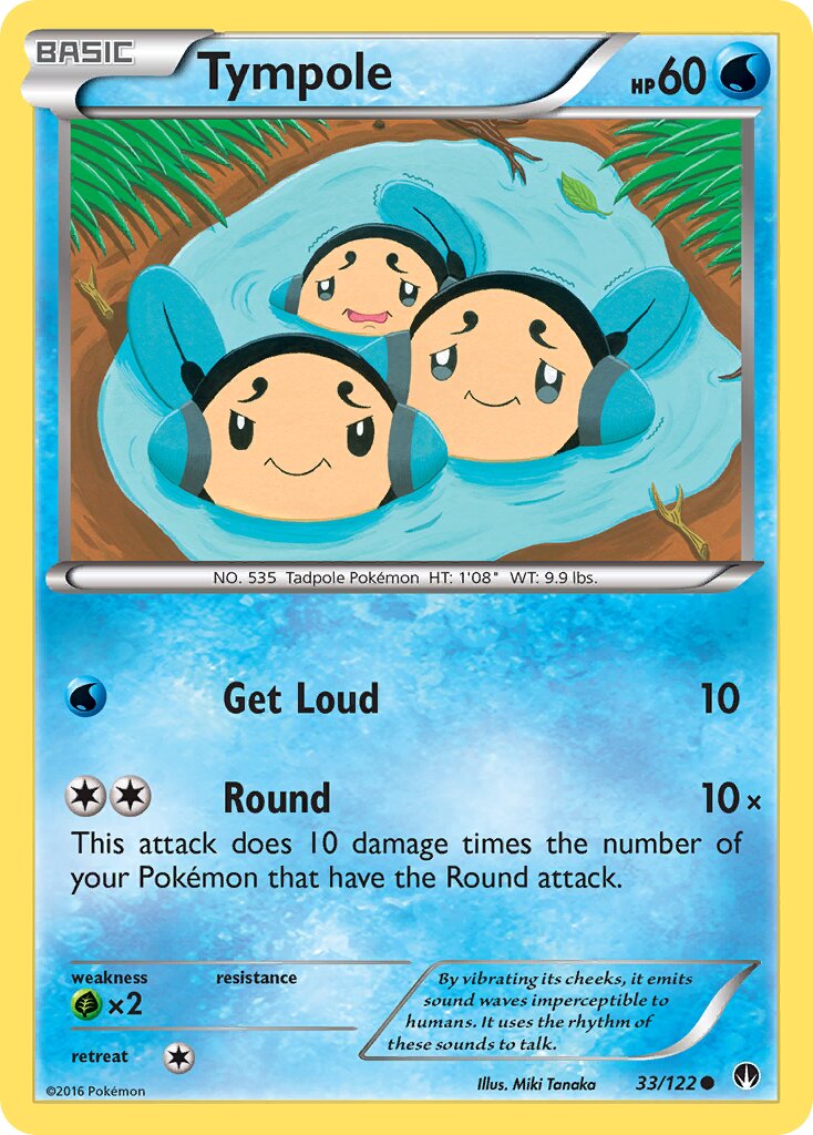 Tympole 033 — BREAKpoint (English Pokémon TCG card)