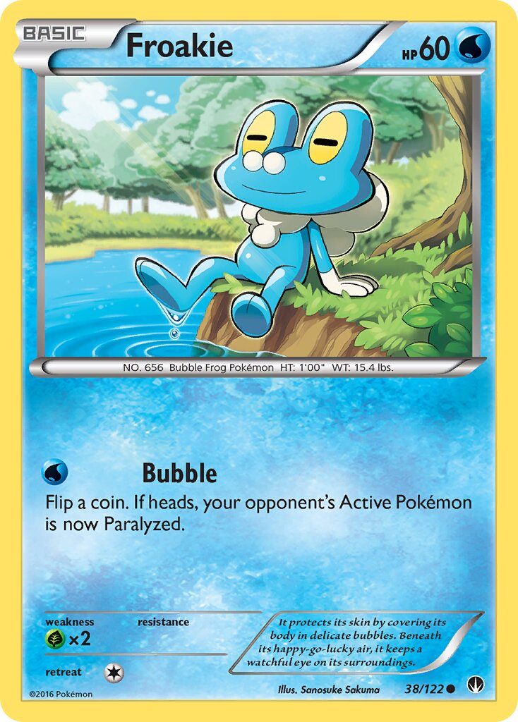 Froakie 038 — BREAKpoint (English Pokémon TCG card)