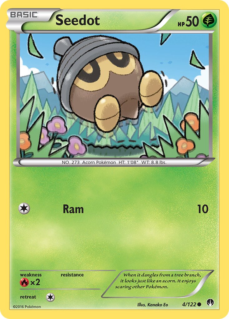 Seedot 004 — BREAKpoint (English Pokémon TCG card)
