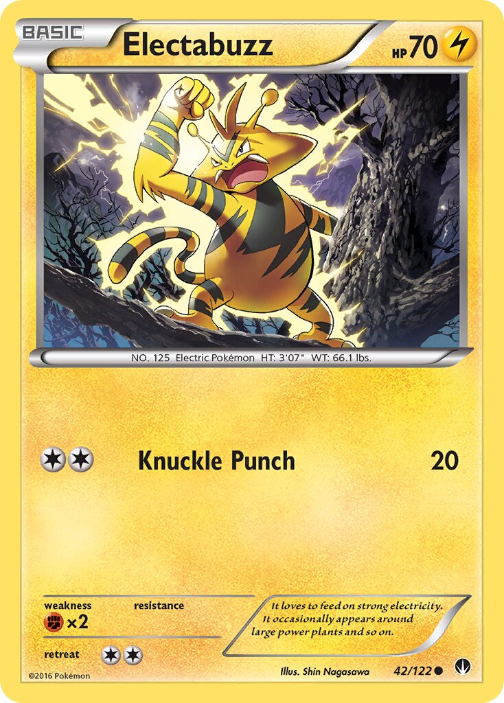 Electabuzz 042 — BREAKpoint (English Pokémon TCG card)