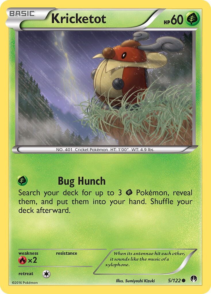 Kricketot 005 — BREAKpoint (English Pokémon TCG card)