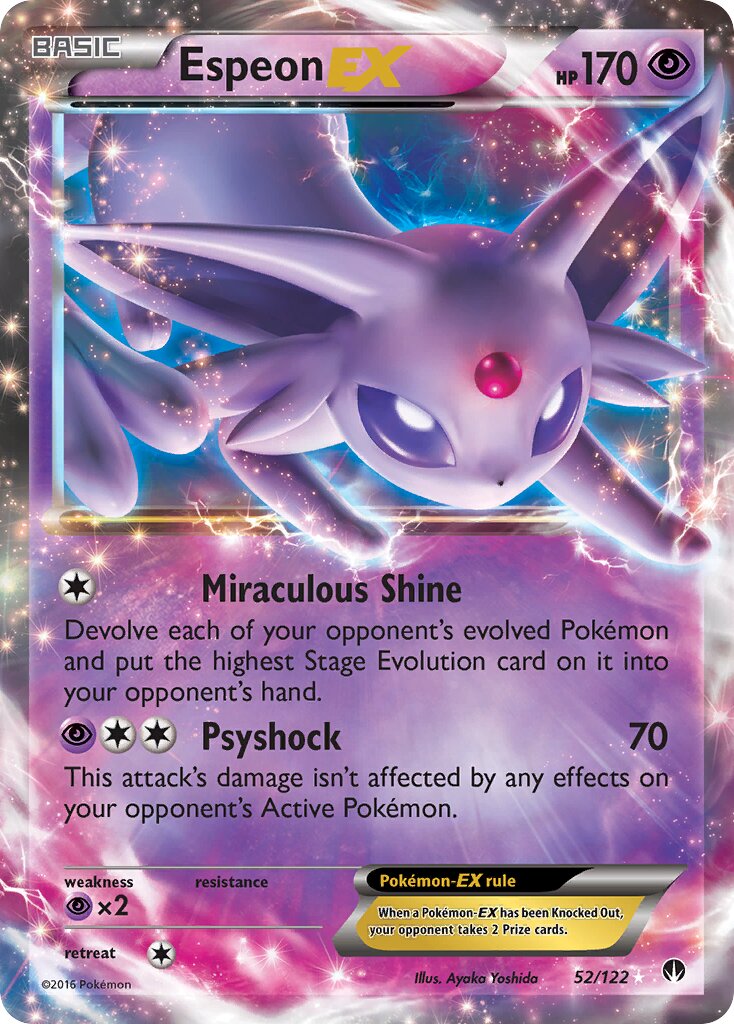 Espeon-EX 052 — BREAKpoint (English Pokémon TCG card)