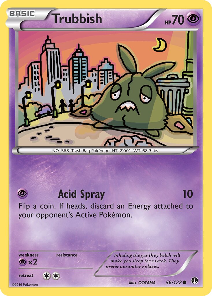 Trubbish 056 — BREAKpoint (English Pokémon TCG card)