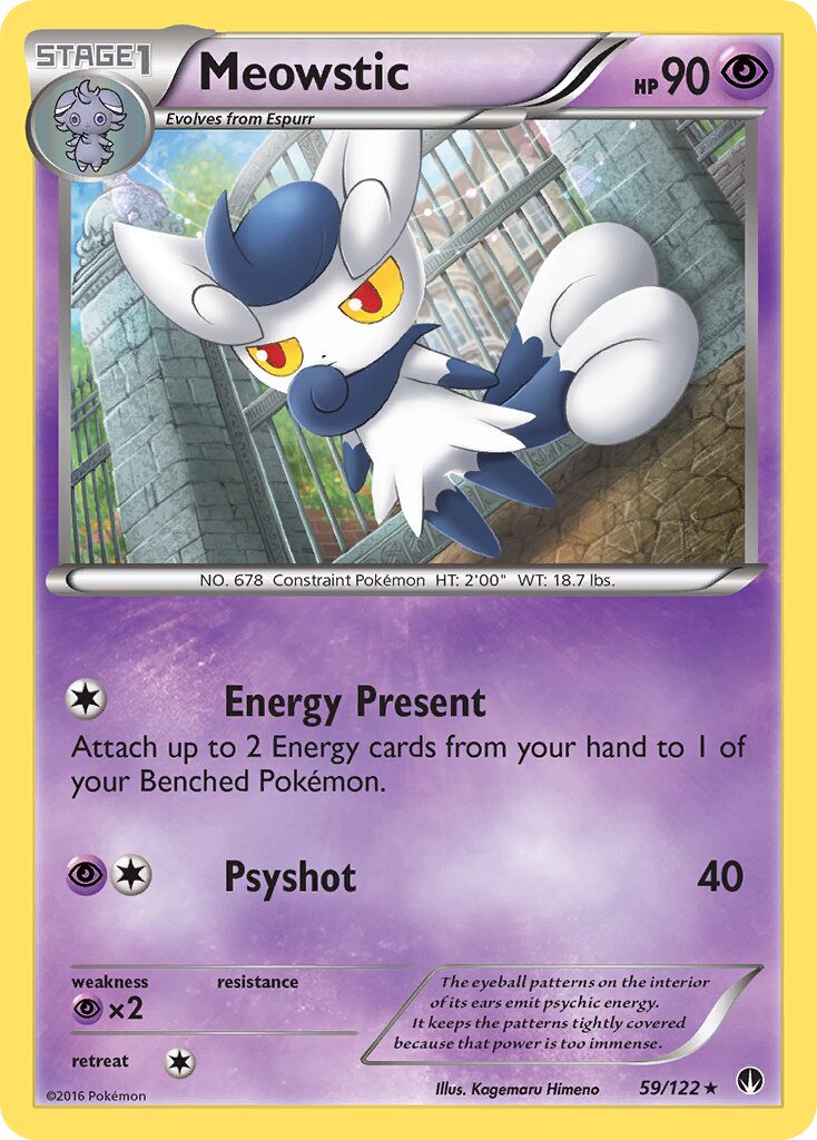 Meowstic 059 — BREAKpoint (English Pokémon TCG card)