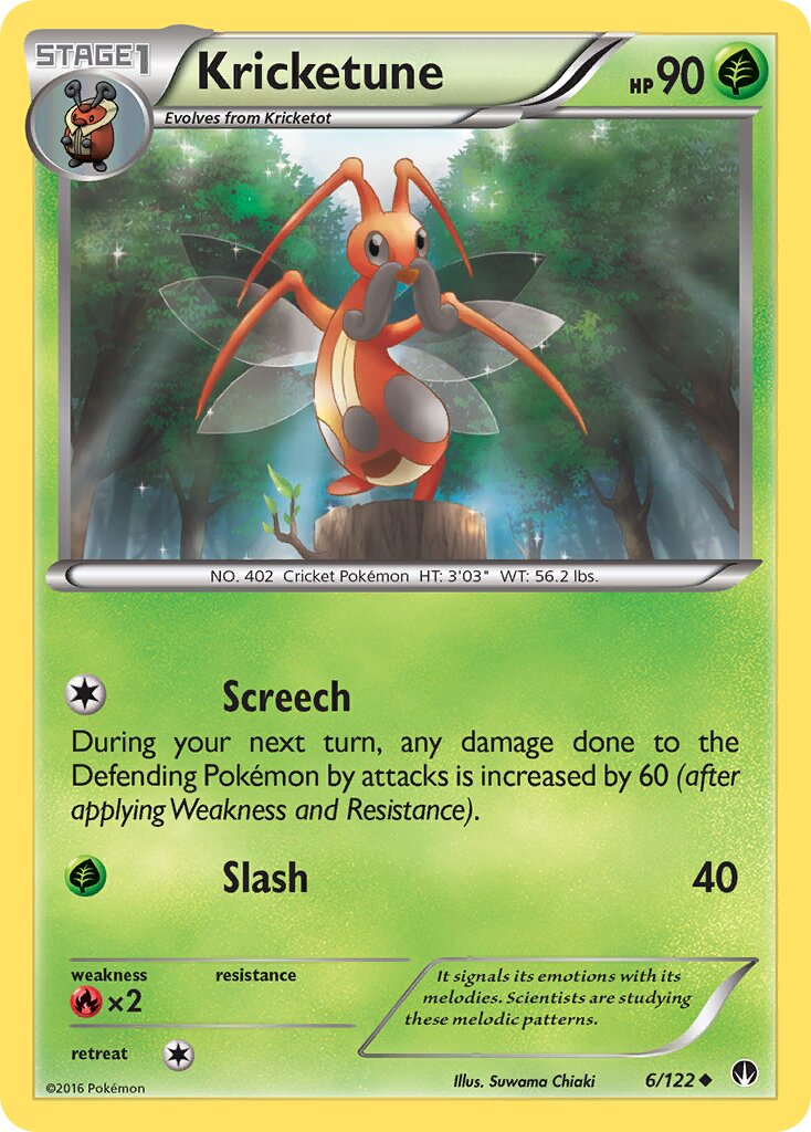 Kricketune 006 — BREAKpoint (English Pokémon TCG card)