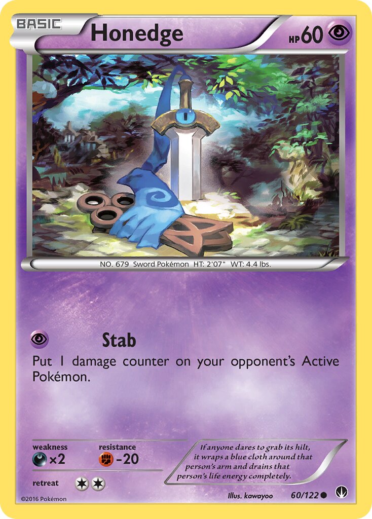 Honedge 060 — BREAKpoint (English Pokémon TCG card)