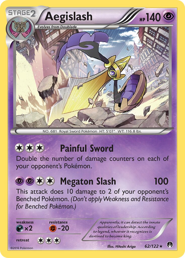 Aegislash 062 — BREAKpoint (English Pokémon TCG card)