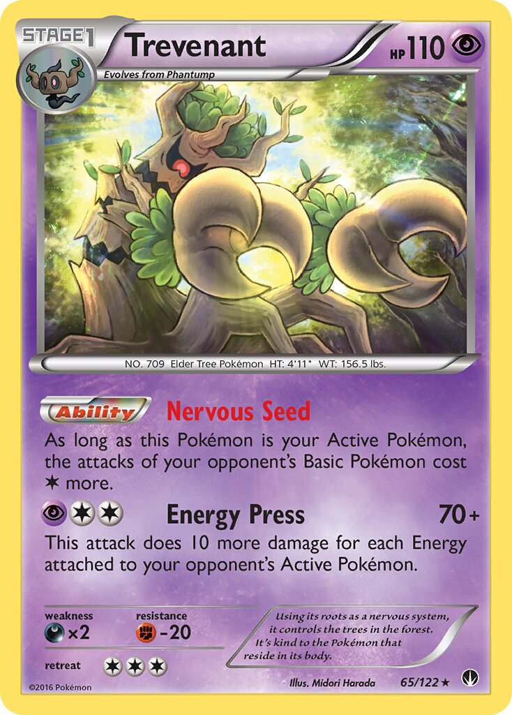 Trevenant 065 — BREAKpoint (English Pokémon TCG card)
