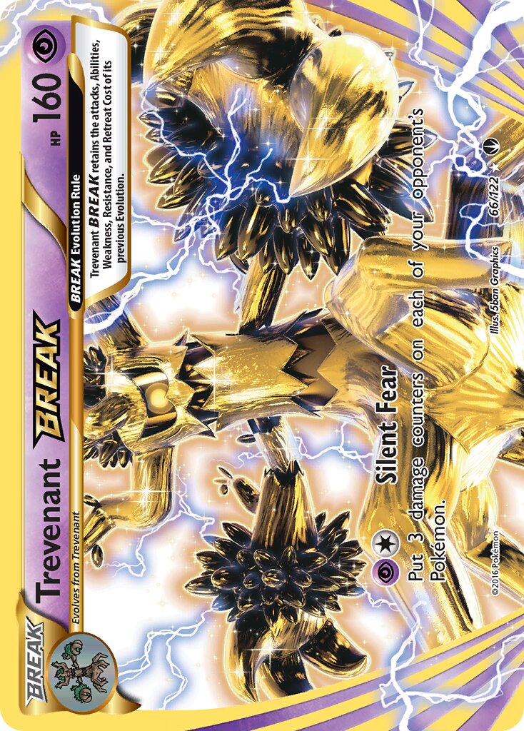 Trevenant BREAK 066 — BREAKpoint (English Pokémon TCG card)