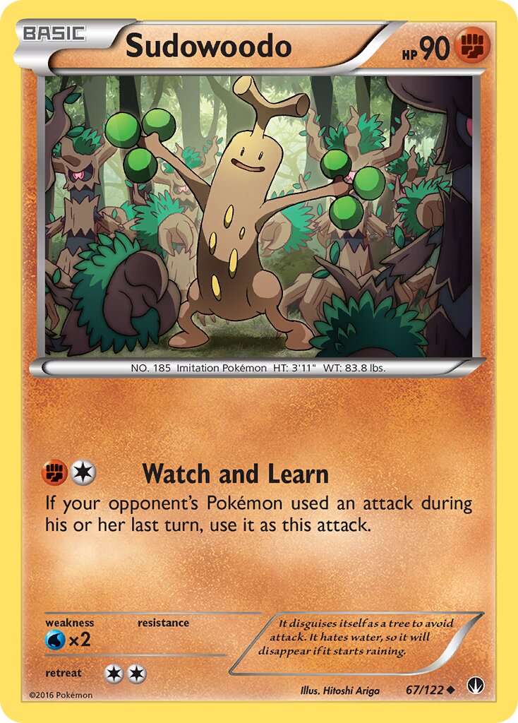Sudowoodo 067 — BREAKpoint (English Pokémon TCG card)