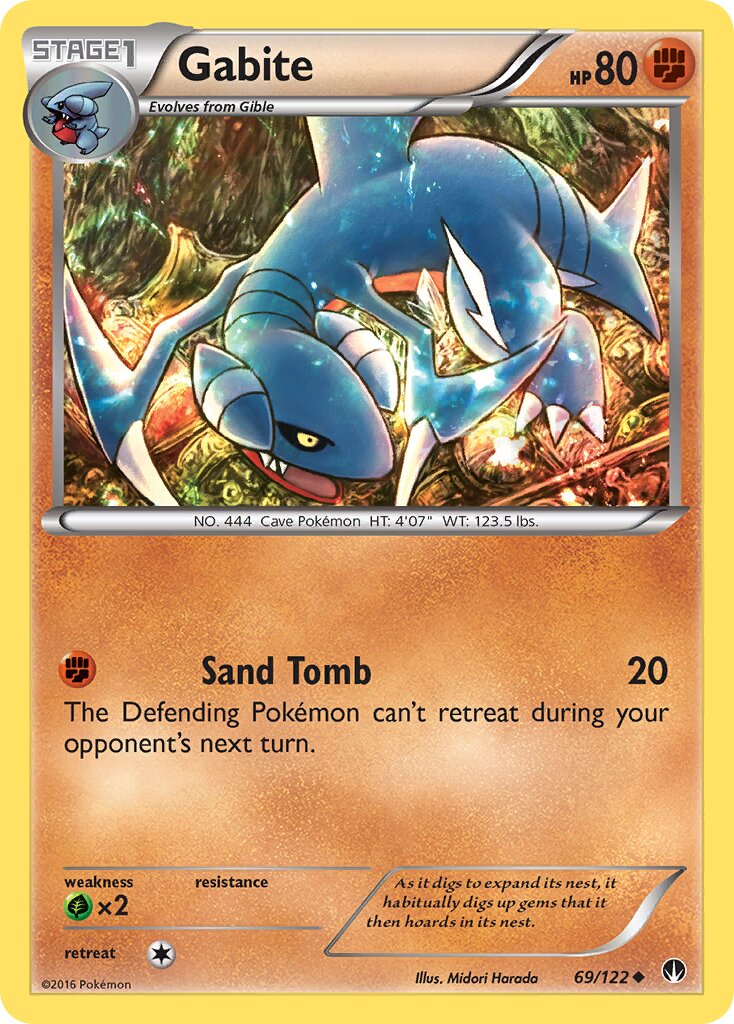 Gabite 069 — BREAKpoint (English Pokémon TCG card)