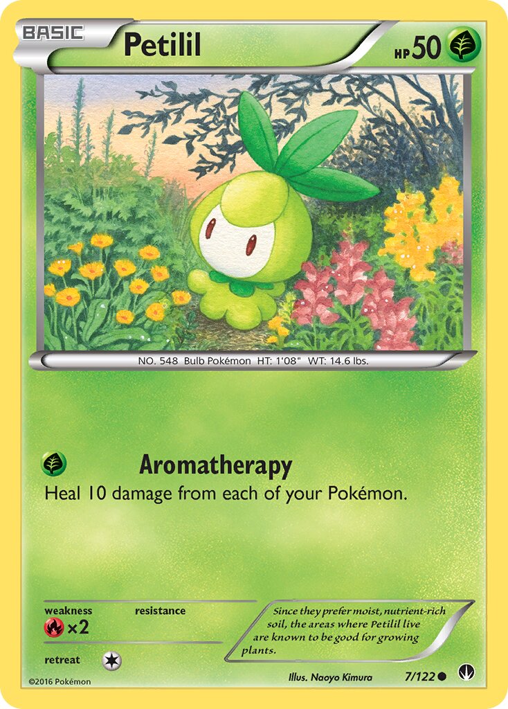 Petilil 007 — BREAKpoint (English Pokémon TCG card)