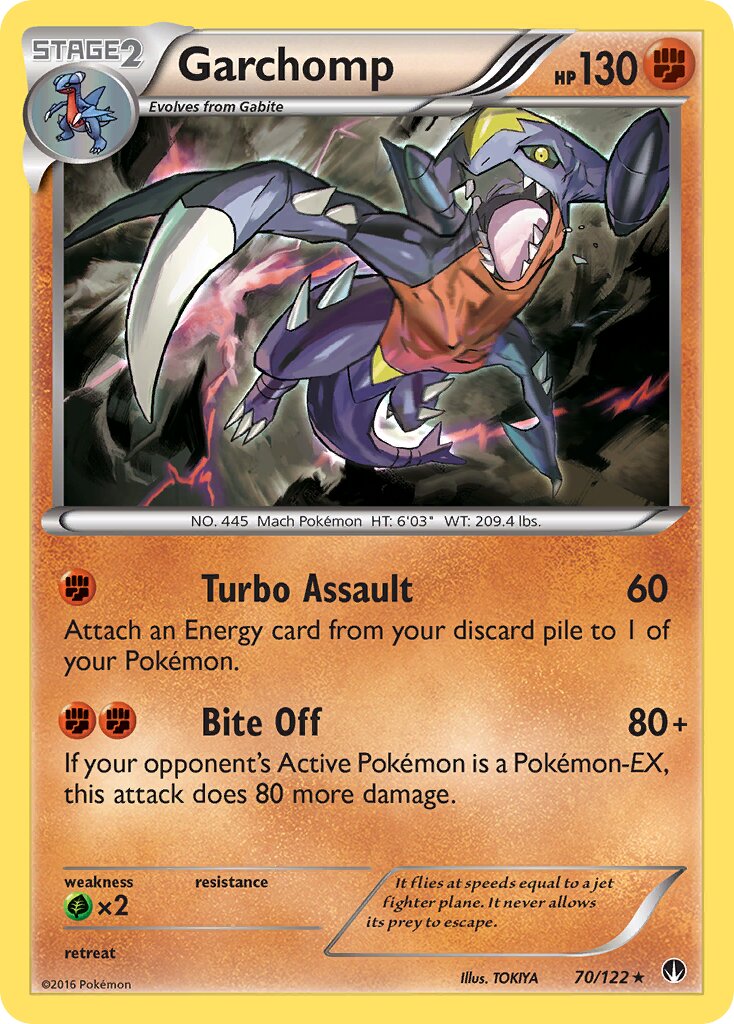 Garchomp 070 — BREAKpoint (English Pokémon TCG card)