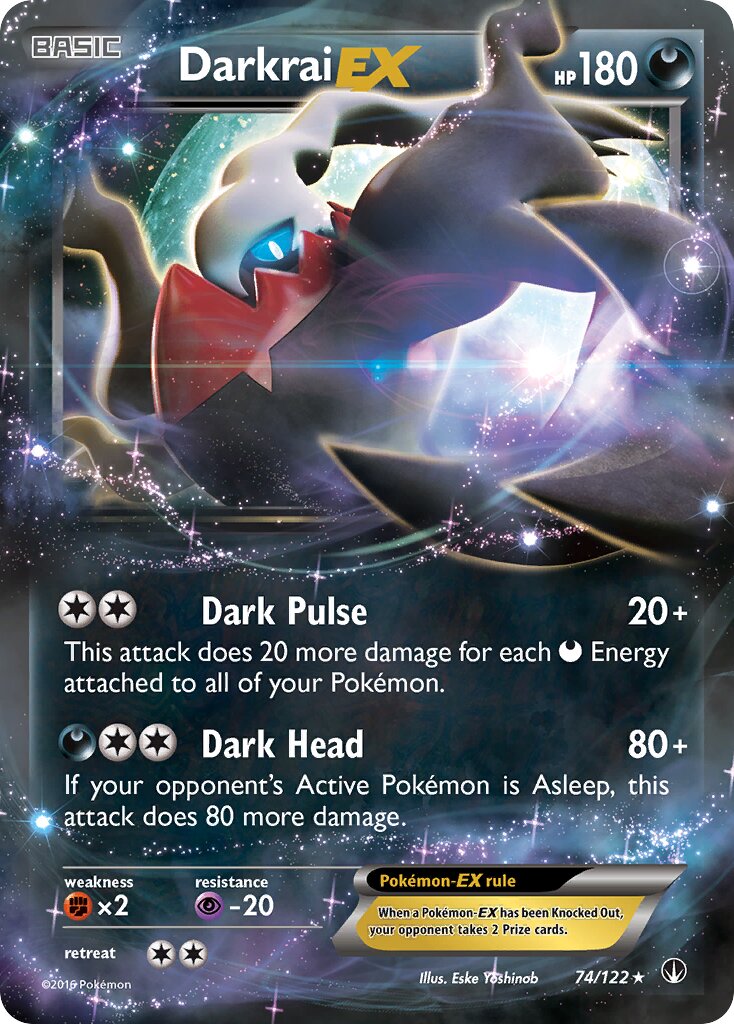 Darkrai-EX 074 — BREAKpoint (English Pokémon TCG card)
