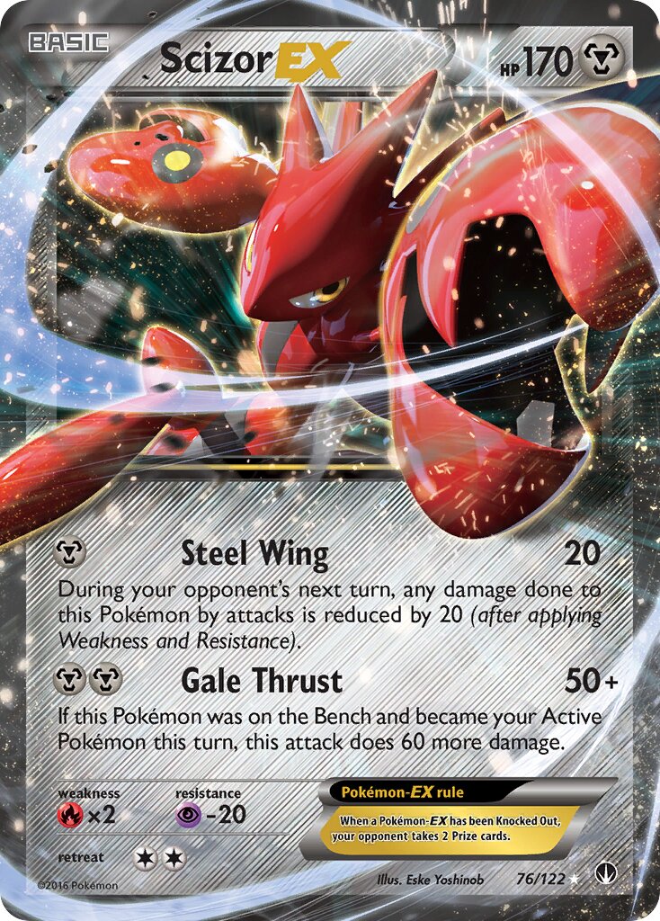 Scizor-EX 076 — BREAKpoint (English Pokémon TCG card)