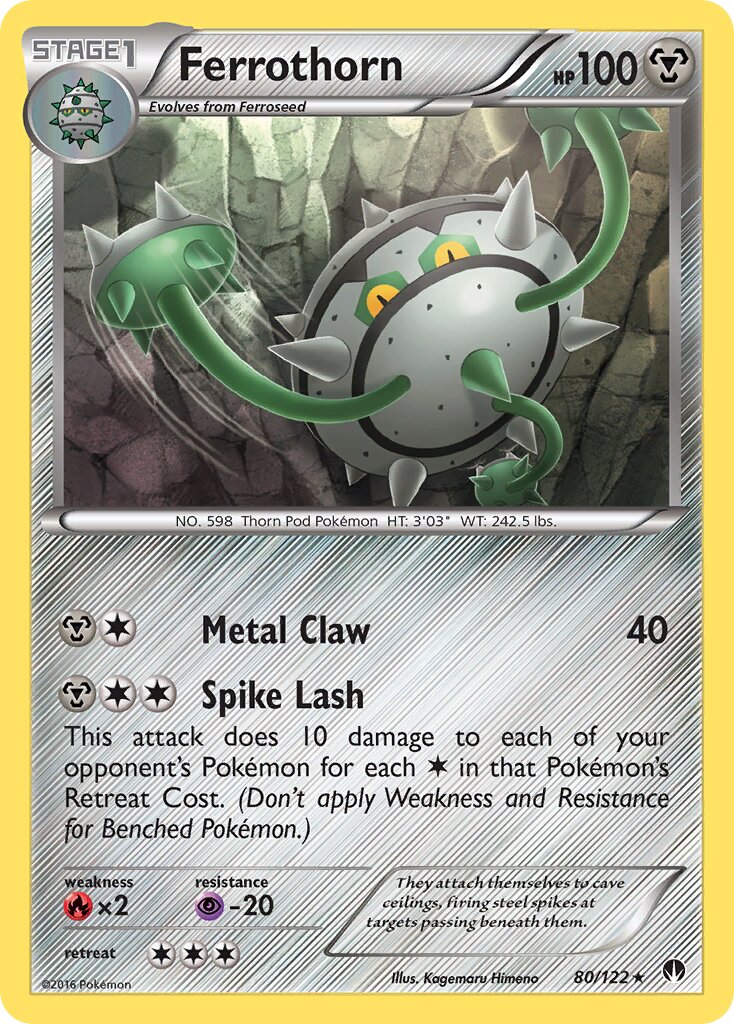 Ferrothorn 080 — BREAKpoint (English Pokémon TCG card)