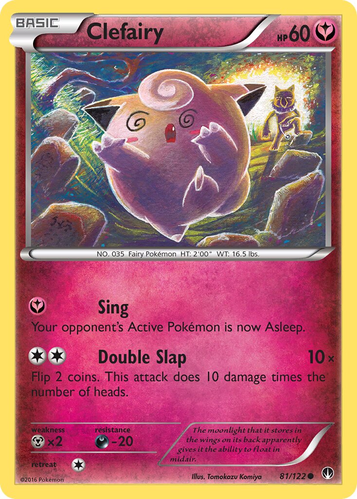 Clefairy 081 — BREAKpoint (English Pokémon TCG card)