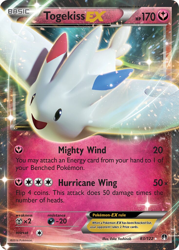 Togekiss-EX 083 — BREAKpoint (English Pokémon TCG card)