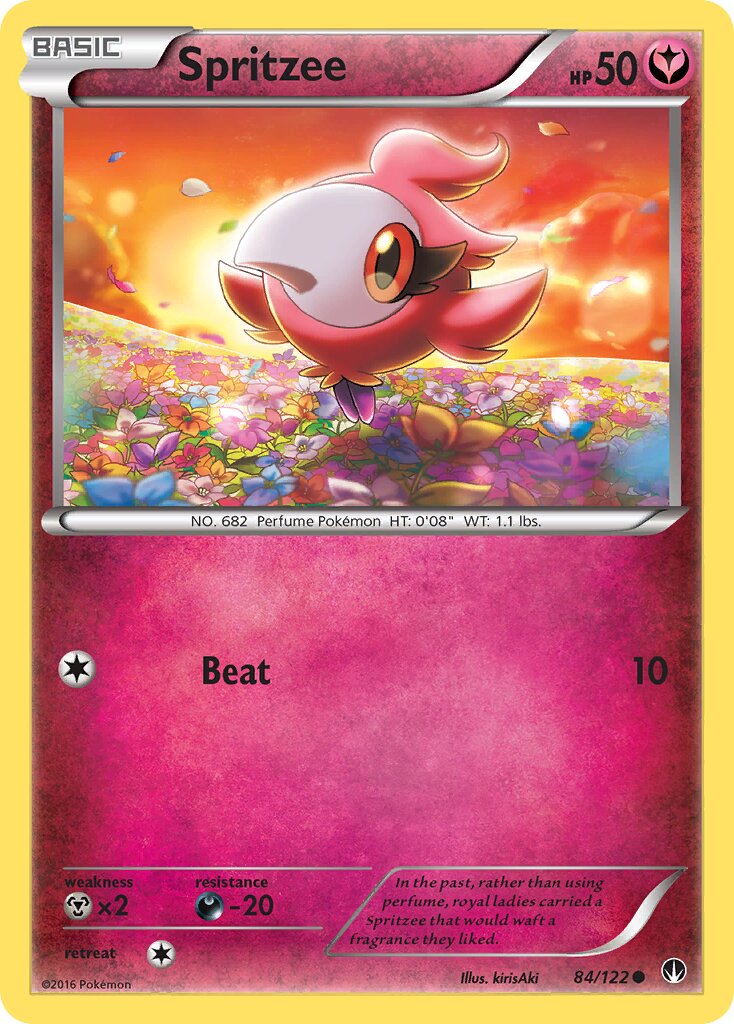 Spritzee 084 — BREAKpoint (English Pokémon TCG card)