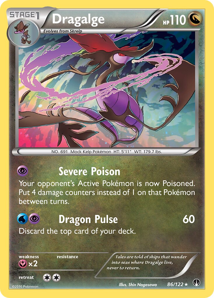 Dragalge 086 — BREAKpoint (English Pokémon TCG card)
