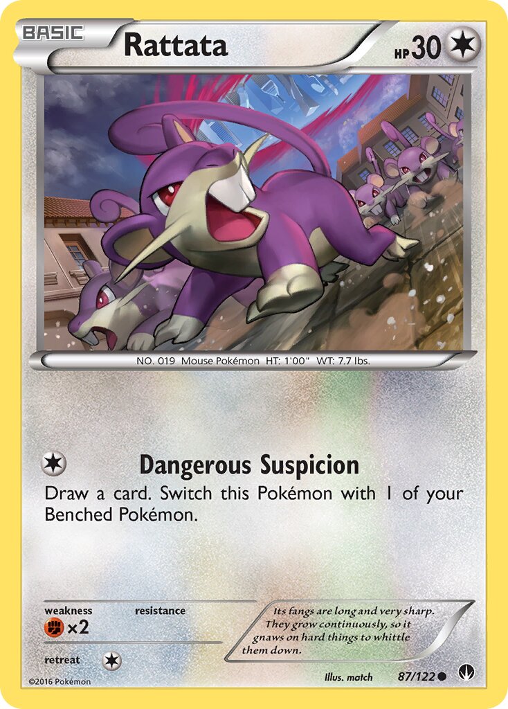 Rattata 087 — BREAKpoint (English Pokémon TCG card)