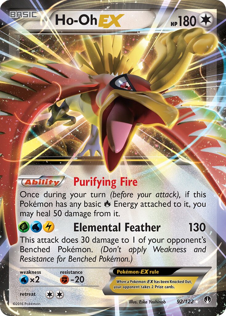 Ho-Oh-EX 092 — BREAKpoint (English Pokémon TCG card)