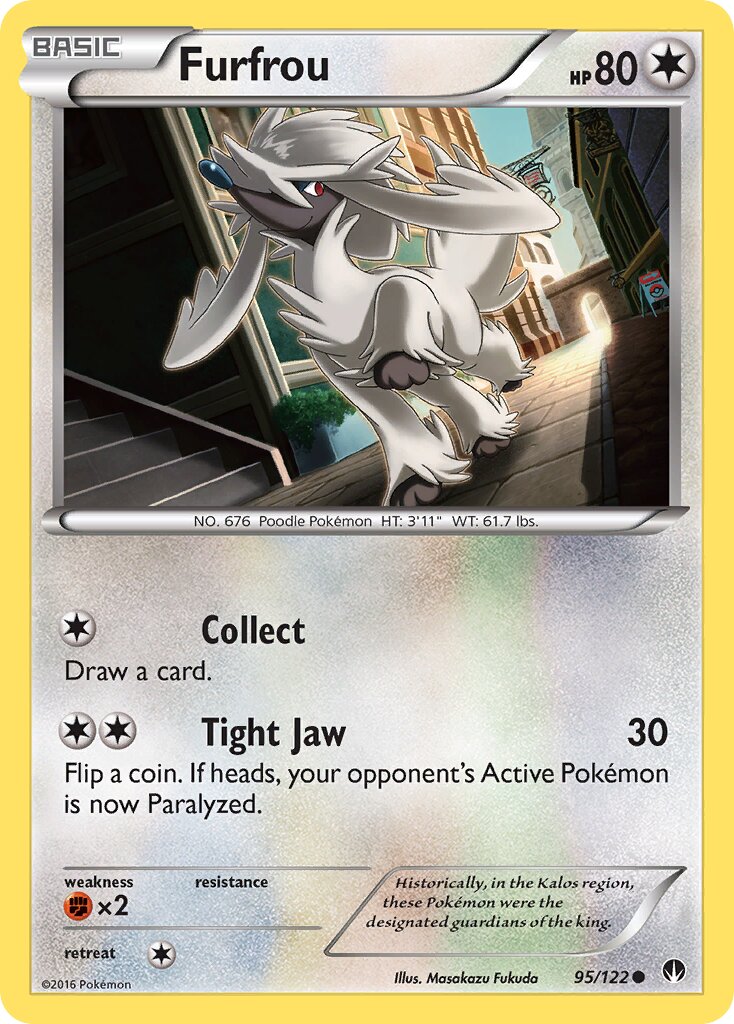Furfrou 095 — BREAKpoint (English Pokémon TCG card)