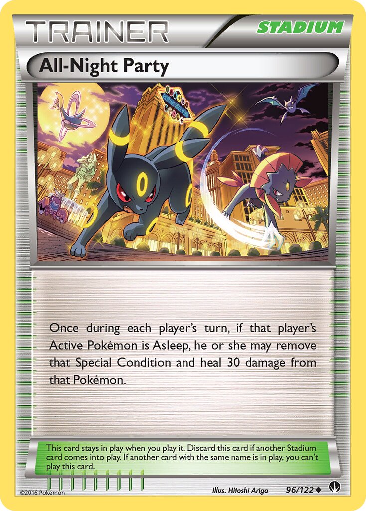 All-Night Party 096 — BREAKpoint (English Pokémon TCG card)