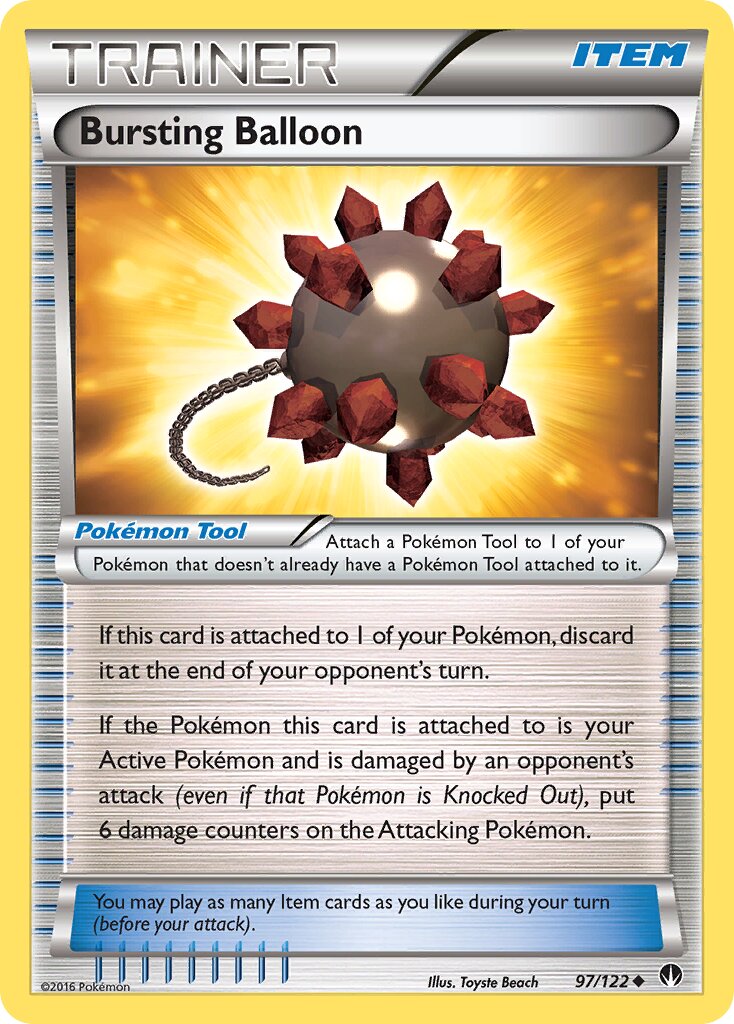 Bursting Balloon 097 — BREAKpoint (English Pokémon TCG card)