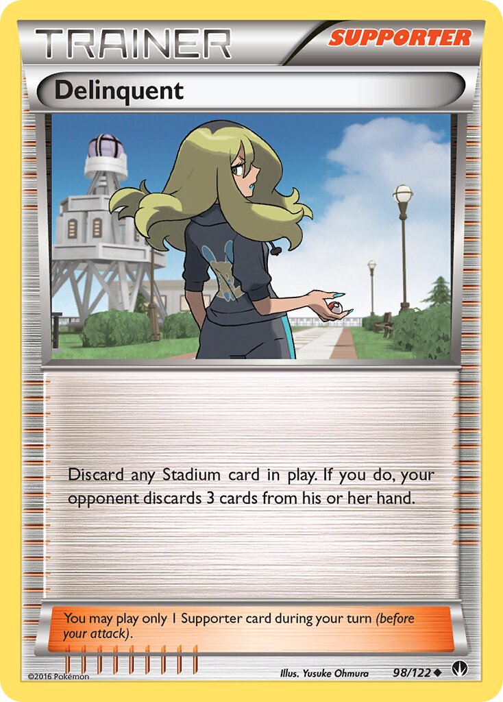 Delinquent 098 — BREAKpoint (English Pokémon TCG card)