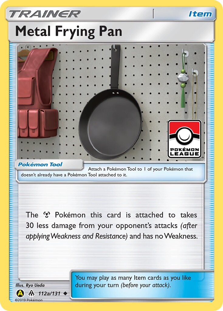 Metal Frying Pan 112a/131 — Yellow A Alternate (English Pokémon TCG card)