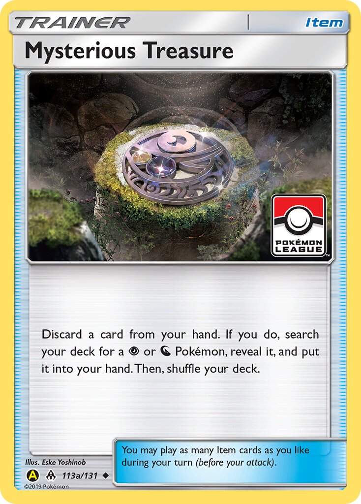 Mysterious Treasure 113a/131 — Yellow A Alternate (English Pokémon TCG card)
