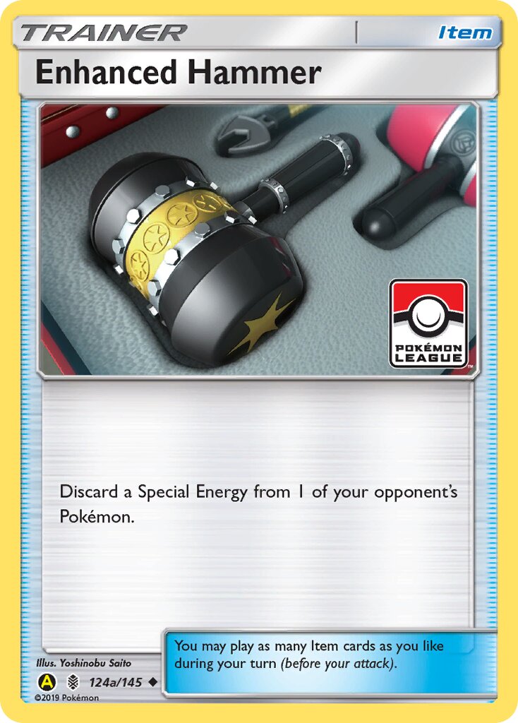 Enhanced Hammer 124a/145 — Yellow A Alternate (English Pokémon TCG card)