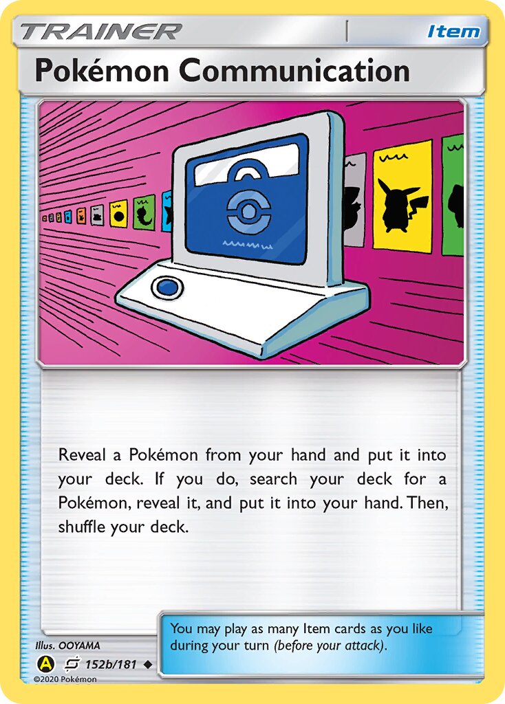 Pokémon Communication 152b/181 — Yellow A Alternate (English Pokémon TCG card)