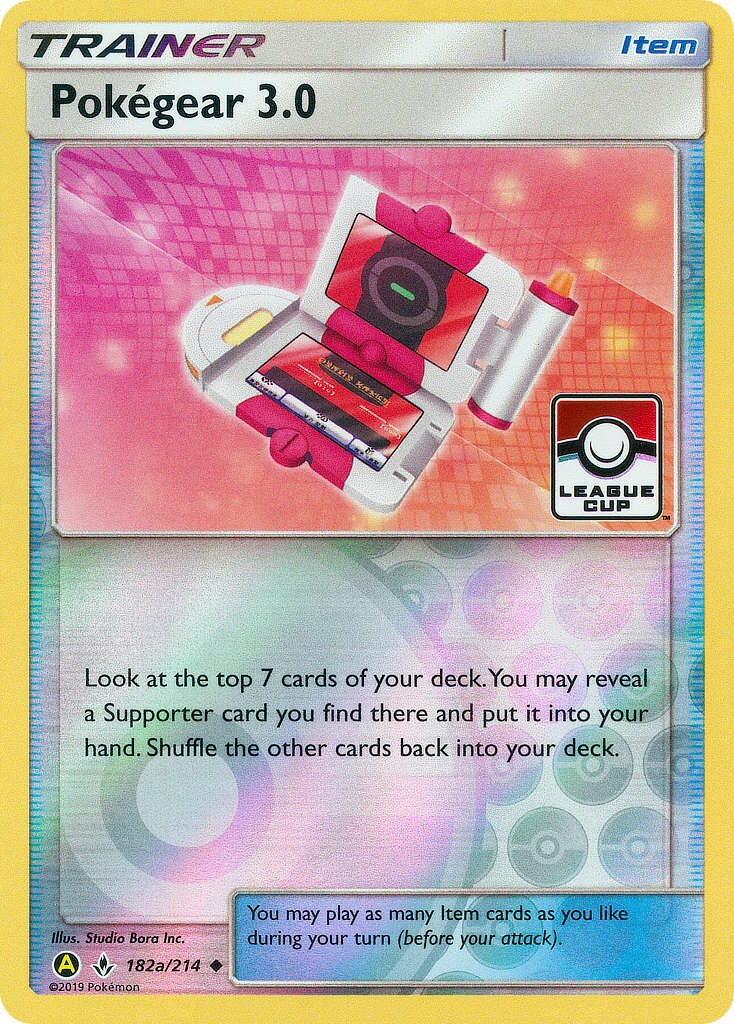 Pokégear 3.0 182a/214 — Yellow A Alternate (English Pokémon TCG card)
