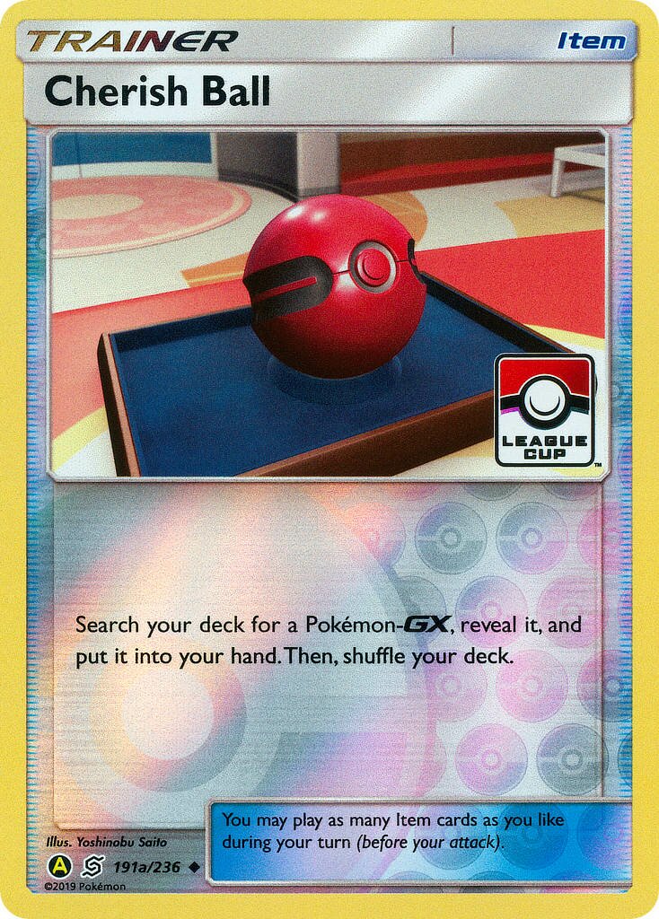 Cherish Ball 191a/236 — Yellow A Alternate (English Pokémon TCG card)