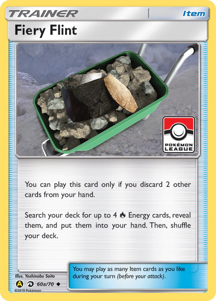 Fiery Flint 60a/70 — Yellow A Alternate (English Pokémon TCG card)