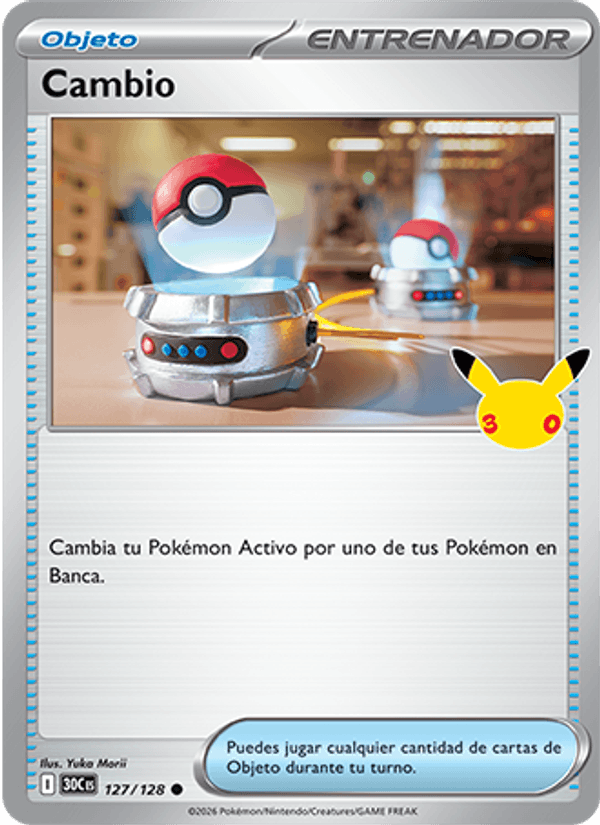 Cambio 127 — 30 Jahre (Spanish Pokémon TCG card)