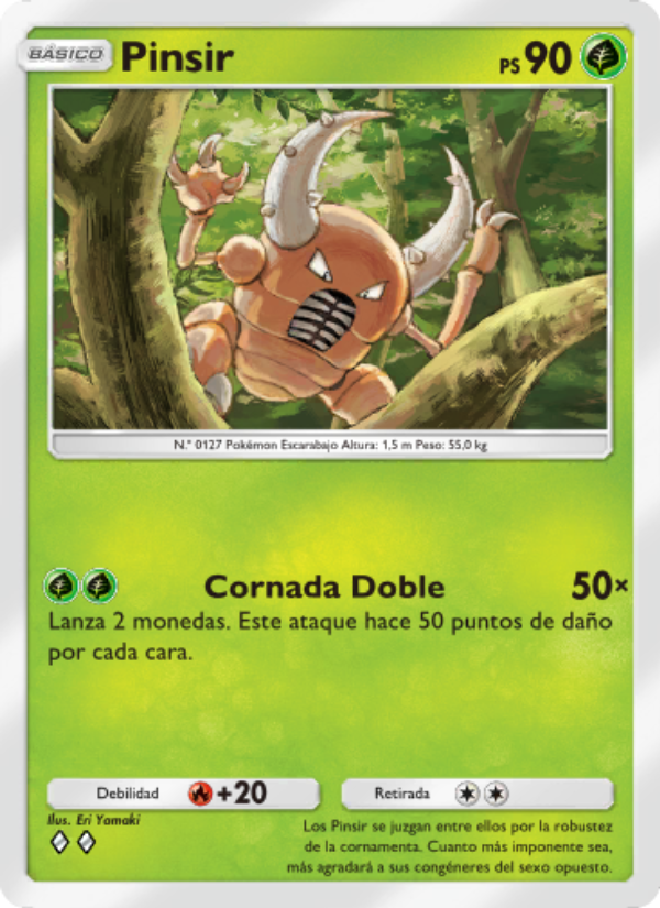 Pinsir 026 — Genetic Apex (Spanish Pokémon TCG card)