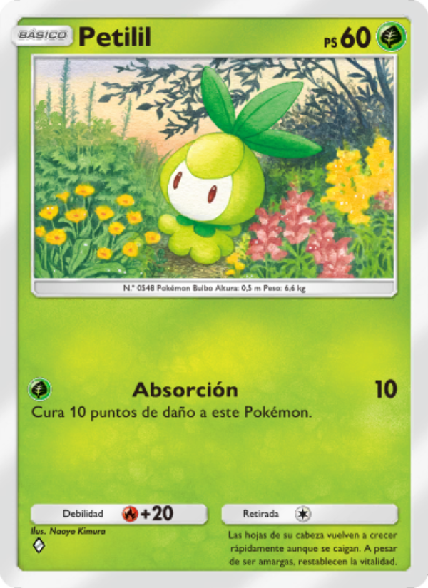 Petilil 029 — Genetic Apex (Spanish Pokémon TCG card)