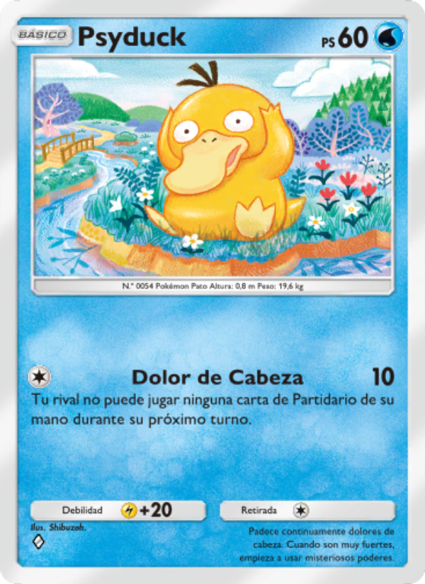 Psyduck 057 — Genetic Apex (Spanish Pokémon TCG card)