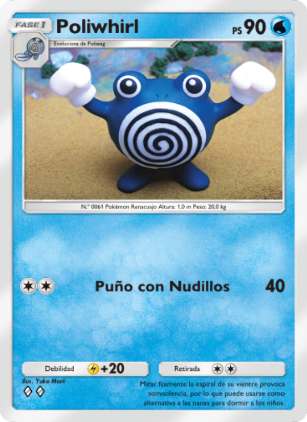 Poliwhirl 060 — Genetic Apex (Spanish Pokémon TCG card)