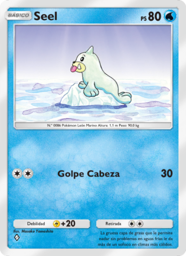 Seel 064 — Genetic Apex (Spanish Pokémon TCG card)