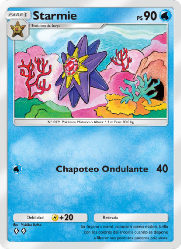 Starmie 075 — Genetic Apex (Spanish Pokémon TCG card)