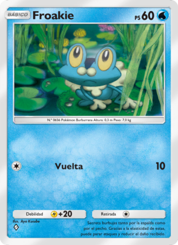 Froakie 087 — Genetic Apex (Spanish Pokémon TCG card)