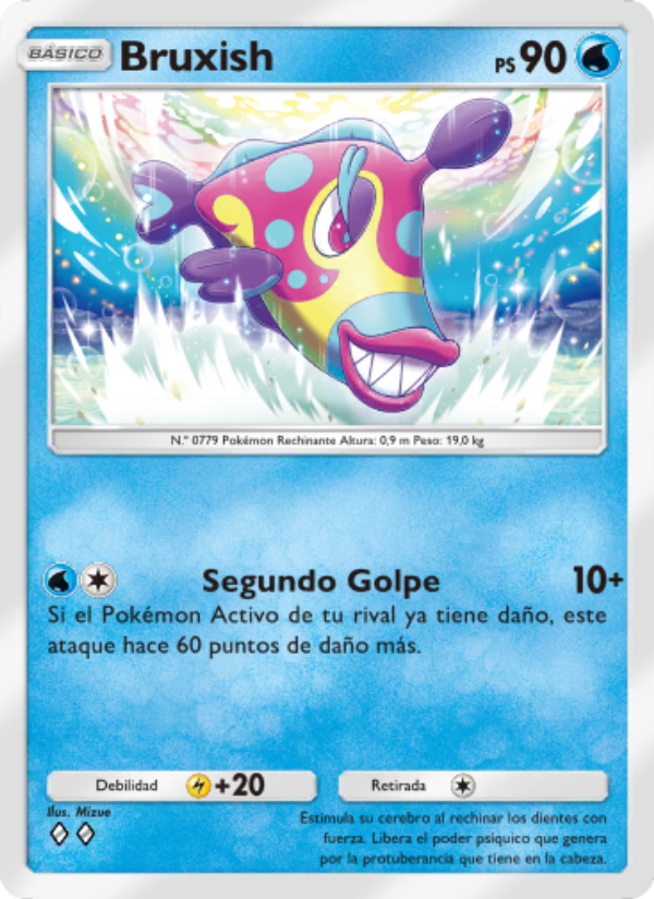 Bruxish 091 — Genetic Apex (Spanish Pokémon TCG card)